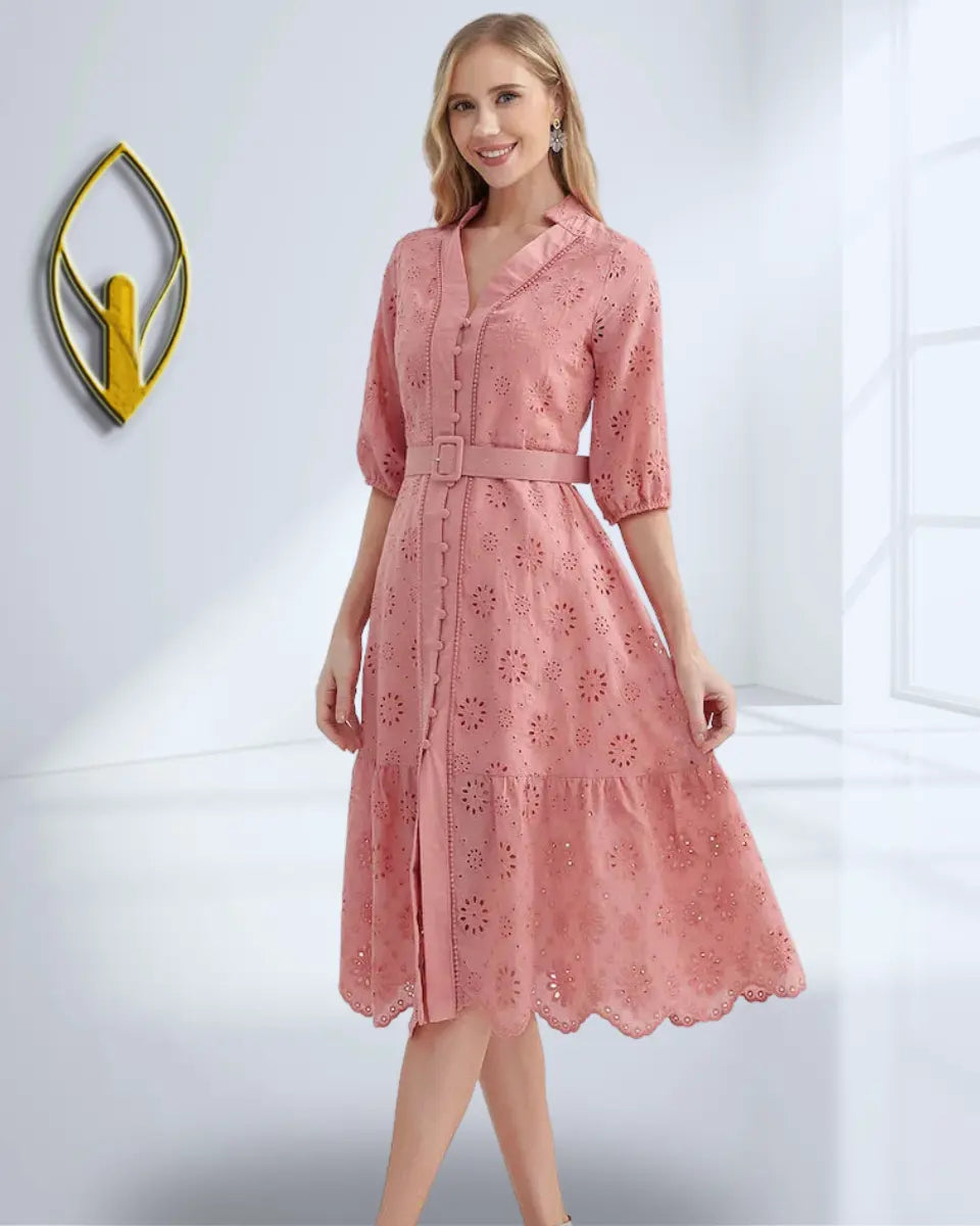 Vestido-Soltinho-Laise-Midi-Elegante