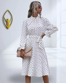 Robe Vintage à Pois 